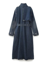 Arabella Denim Trench Midi Dress